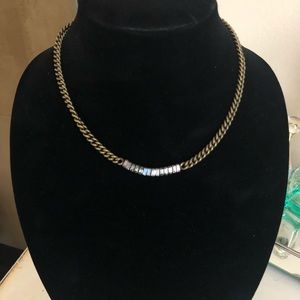 Petite Baguette Stone Necklace